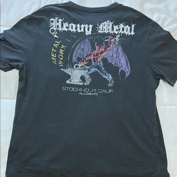 All Saints Heavy Metal Graphic Tee - Picture 2 of 2